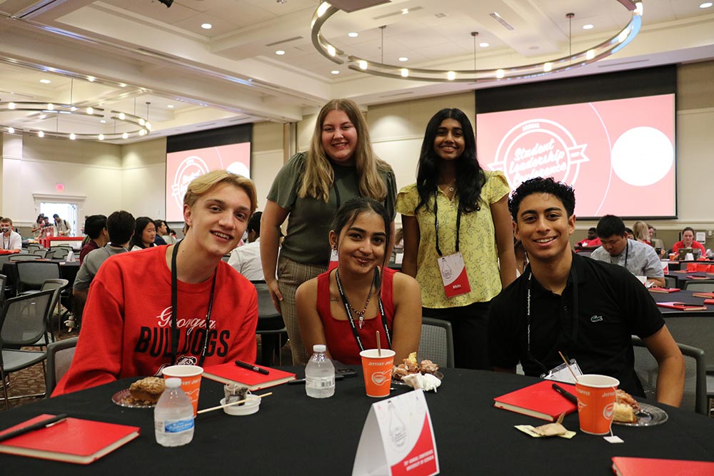 Students attending the 2024 Student Leadership Conference.